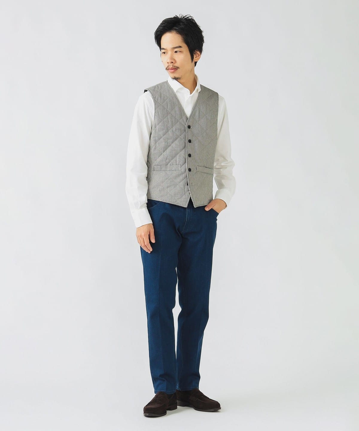 BEAMS HEART（ビームス ハート）キルティング ジレ（トップス ベスト