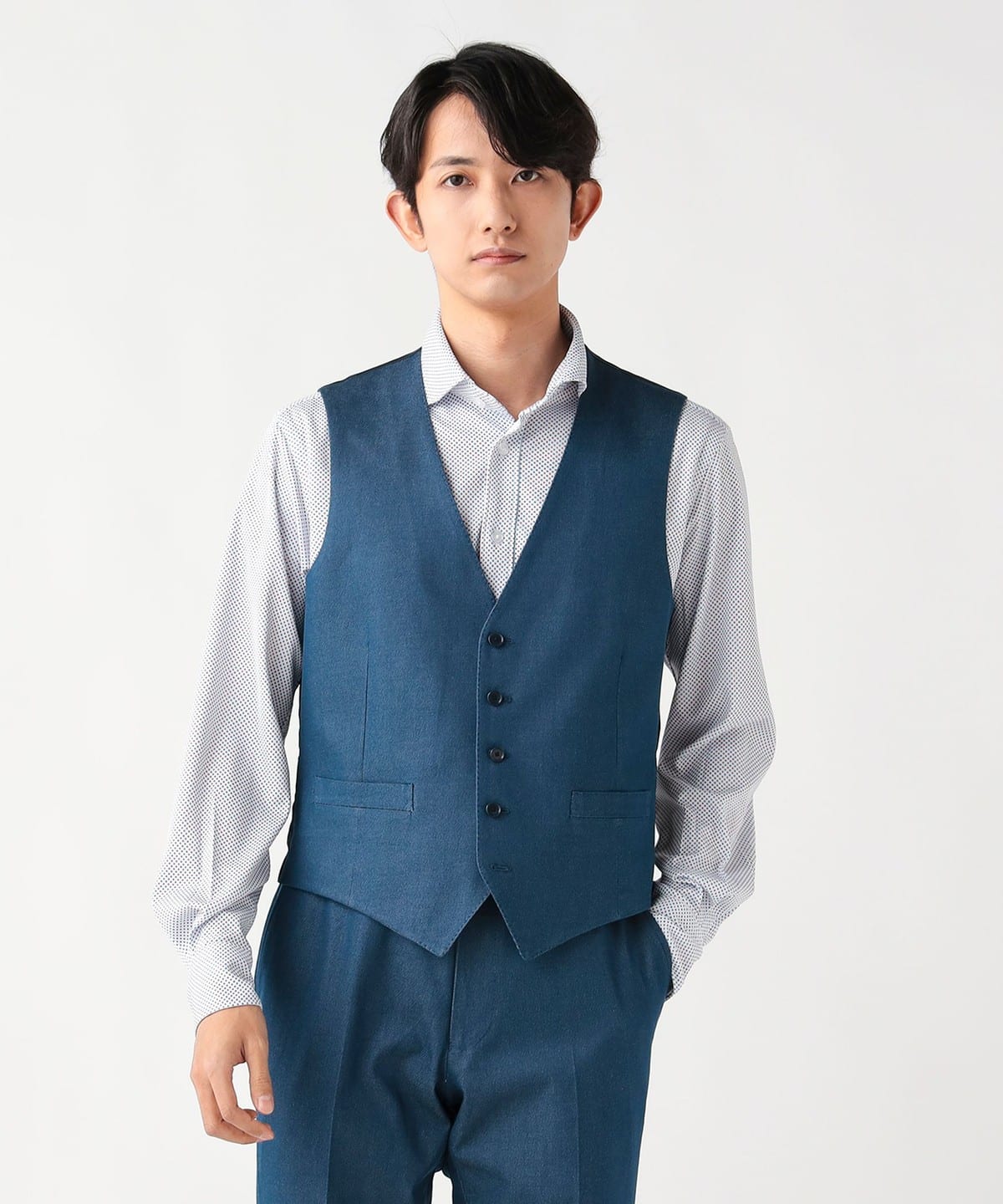 BEAMS HEART（ビームス ハート）ストレッチデニム ドレスジレ