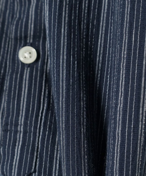 BEAMS＋ XL ビームスプラス プルオーバー シアサッカーシャツ BEAMS プラスシアサッカー プルオーバーシャツ