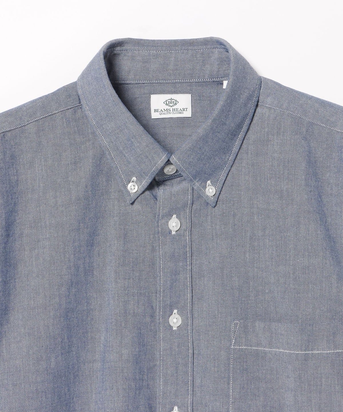 BEAMS HEART（ビームス ハート）シャンブレー ボタンダウン