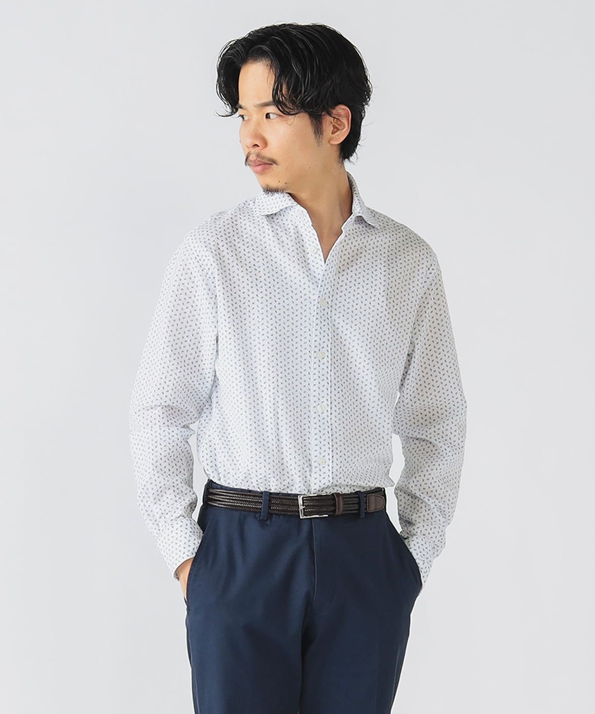 【4/24新規値下げ】シアサッカー フラワープリント カッタウェイカラーシャツ 25SS(S XL) シャツ・ブラウス MEN WHITE L 【4/24新規値下げ】シアサッカー フラワープリント カッタウェイカラーシャツ 25SS(S XL) シャツ・ブラウス MEN WHITE L