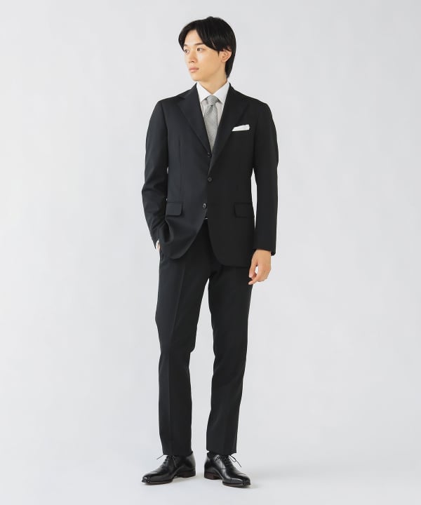 beams 黒のスーツセット（白シャツ付き） beams 黒のスーツセット（白シャツ付き）