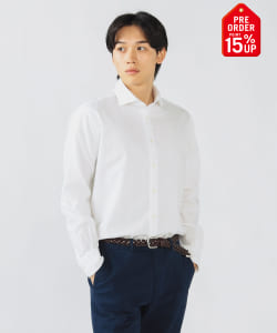 【+15%ポイントUP】ピンオックスフォード カッタウエイカラー シャツ 25FW（S～XL）