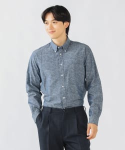 【+15%ポイントUP】ペイズリープリント シャンブレー ボタンダウン シャツ 25FW（S～XL）