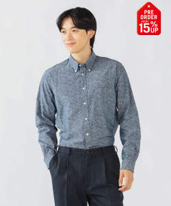 【+15%ポイントUP】ペイズリープリント シャンブレー ボタンダウン シャツ 25FW（S～XL）