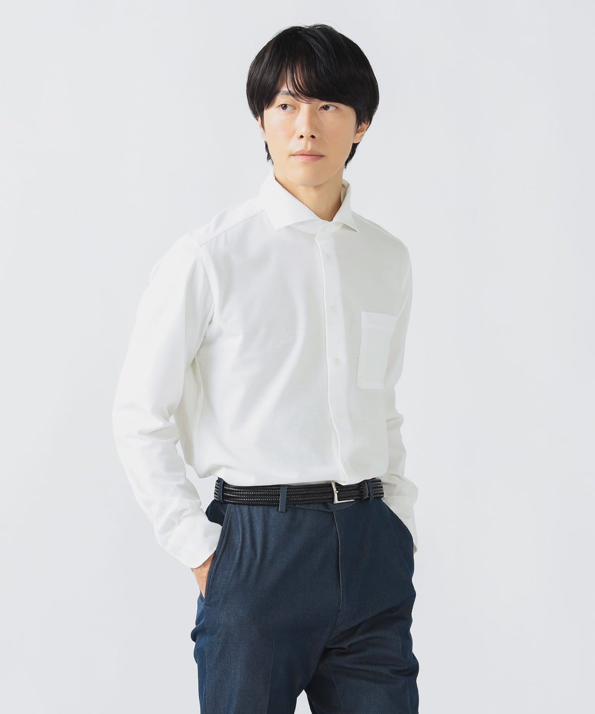 アルビニ カラミ カッタウェイカラー シャツ シャツ・ブラウス MEN WHITE S アルビニ カラミ カッタウェイカラー シャツ シャツ・ブラウス MEN WHITE S