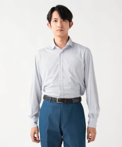 カノコ プリント カッタウェイカラー シャツ