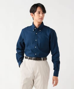 カラミ ボタンダウンシャツ