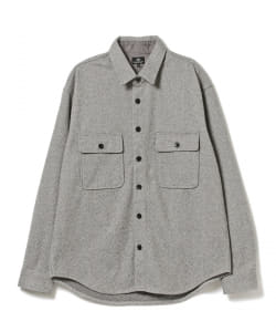 ▲BEAMS HEART / ヘリンボーン柄 CPOシャツ