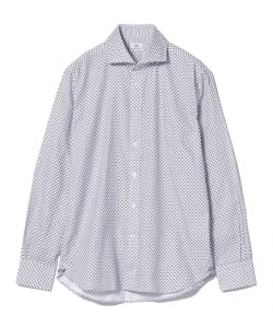 BEAMS HEART / コットンペイズリープリント カッタウェイシャツ