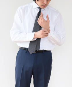 ▲BEAMS HEART / リネンライク イージーケア カッタウェイカラー シャツ 22SS