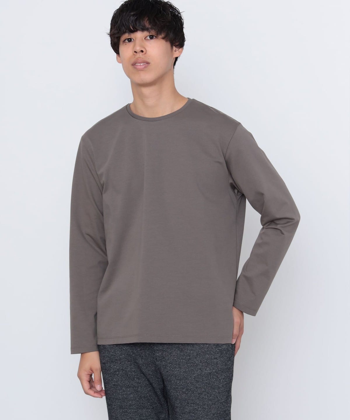 ラグジュアリーポンチ クルーネック カットソー(S XL) Tシャツ・カットソー MEN SMOKY KHAKI XL ラグジュアリーポンチ クルーネック カットソー(S XL) Tシャツ・カットソー MEN SMOKY KHAKI XL