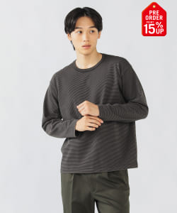 【+15%ポイントUP】クルーネック ニット Tシャツ（S～XL）