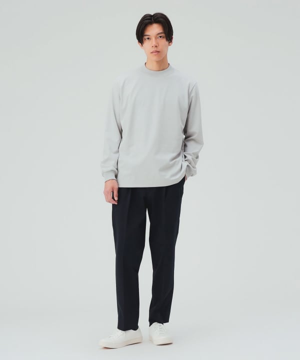 【10%OFFクーポン対象】モックネック カットソー [H:178cm C:87 W:72 H:86 Size:L]