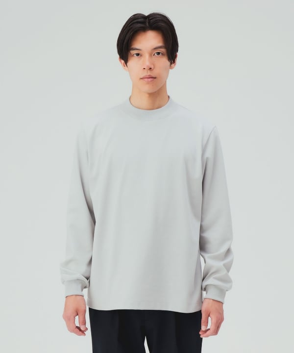 【10%OFFクーポン対象】モックネック カットソー [H:178cm C:87 W:72 H:86 Size:L]