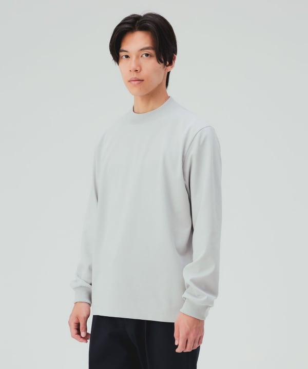 【10%OFFクーポン対象】モックネック カットソー [H:178cm C:87 W:72 H:86 Size:L]
