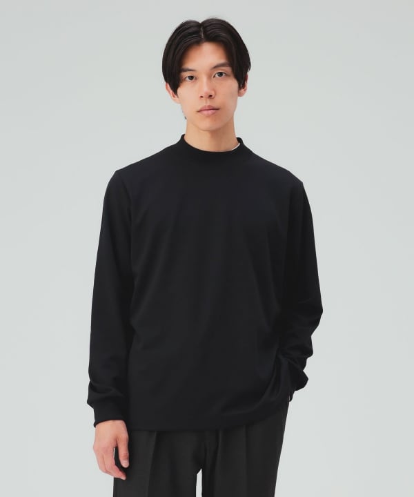 【10%OFFクーポン対象】モックネック カットソー [H:178cm C:87 W:72 H:86 Size:L]