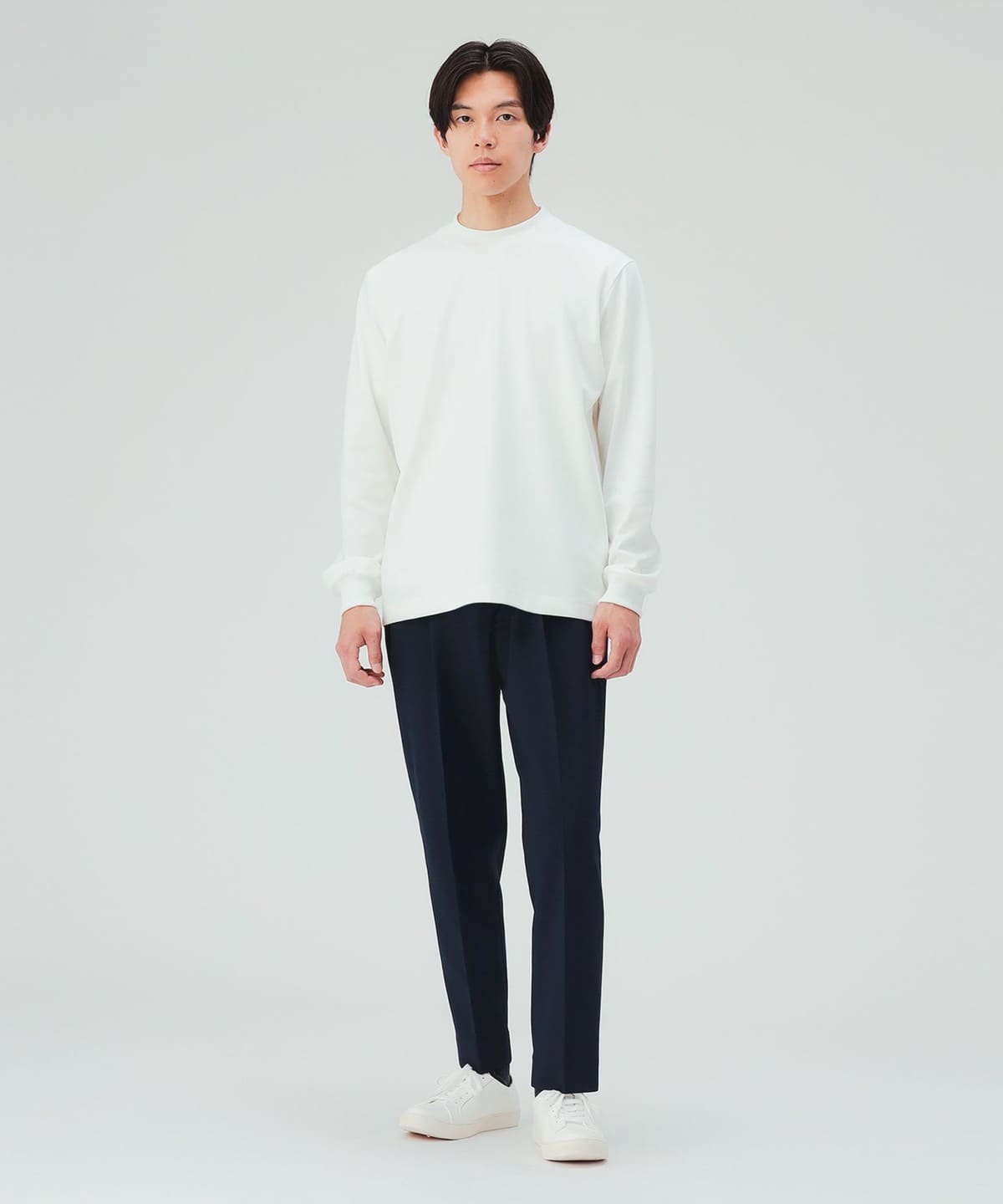BEAMS HEART（ビームス ハート）モックネック カットソー（Tシャツ