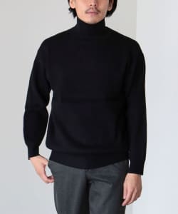 ▲BEAMS HEART / アゼ編み ハイネックニット 22AW