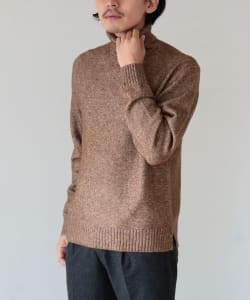 ▲BEAMS HEART / メランジ タートルネック ニット 22AW