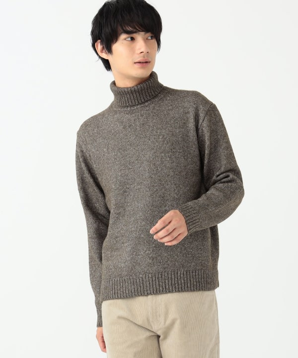 BEAMS HEART（ビームス ハート）メランジ タートルネック ニット 23AW（S～XL・手洗い可能）（トップス  ニット・セーター）通販｜BEAMS