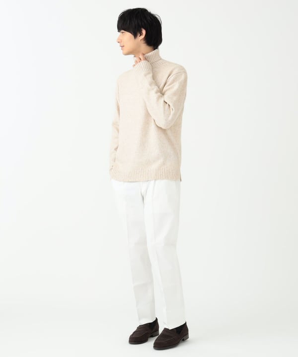 BEAMS HEART BEAMS HEART BEAMS HEART / melange turtleneck knit 23AW