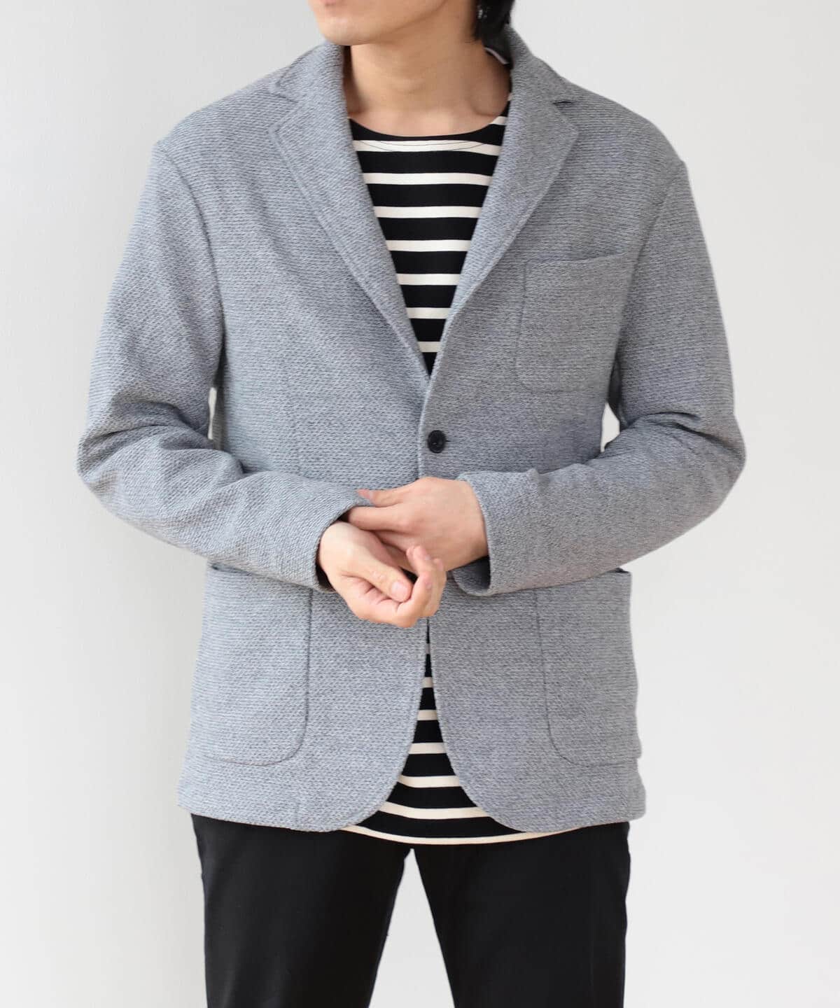 Cecil Short Sleeve Knitted Jacket light grey flecked casual look Fashion Knitwear Short Sleeve Knitted Jackets 