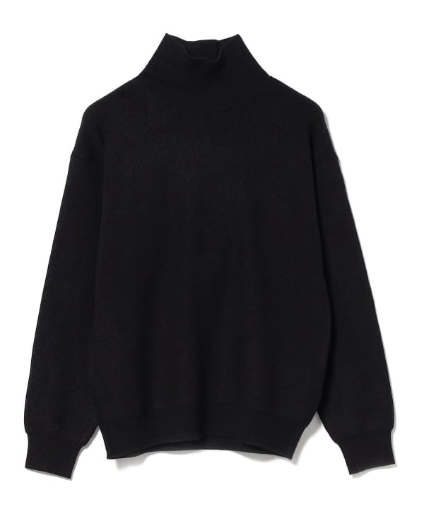 BEAMS HEART（ビームス ハート）アゼ編み ハイネックニット 23AW