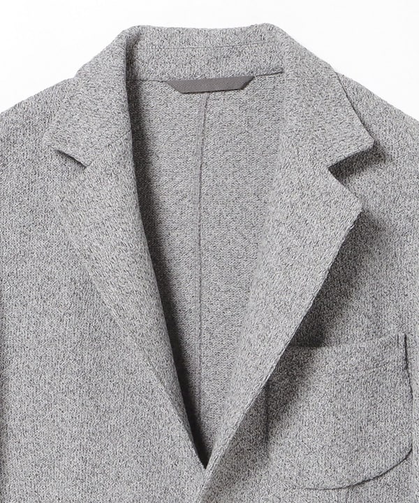 BEAMS HEART(ビームス ハート)ヘリンボーン ニットジャケット BEAMS HEART(ビームス ハート)ヘリンボーン ニットジャケット