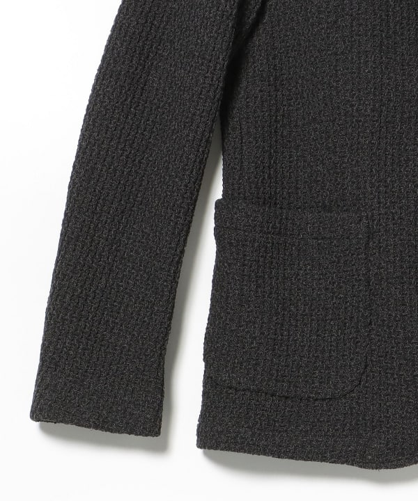 BEAMS HEART   ハニカム ニットジャケットＬ BEAMS HEART（ビームス ハート）ハニカムニット ジャケット（S