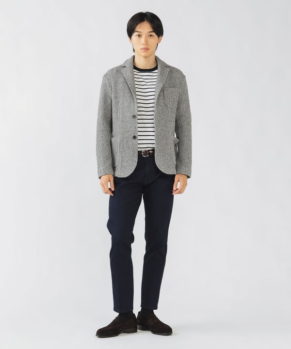 BEAMS HEART ハニカムニット 2ボタン ジャケット Sサイズ BEAMS HEART（ビームス ハート）【9/4再値下げ】ハニカムニット