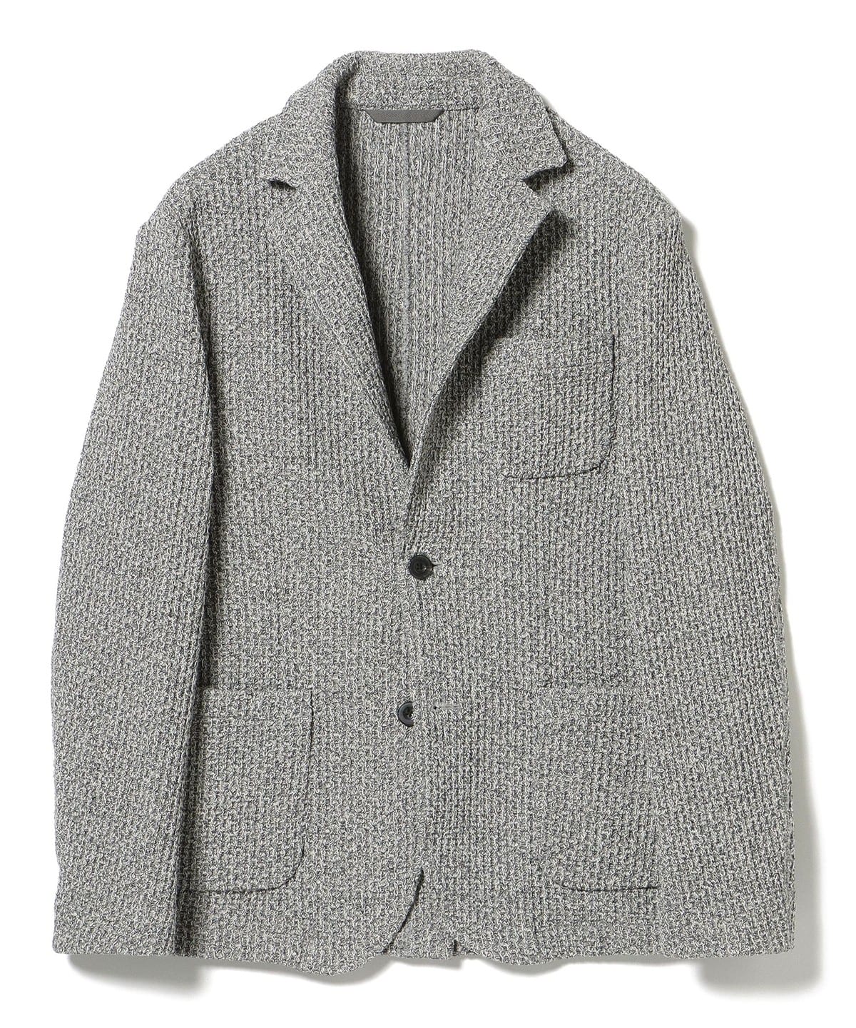 ハニカムニット ジャケット(S XL) ジャケット MEN GREY XL ハニカムニット ジャケット(S XL) ジャケット MEN GREY XL