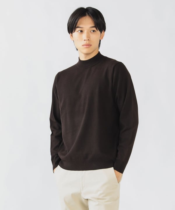 BEAMS HEART（ビームス ハート）モックネック ニット 25AW（トップス
