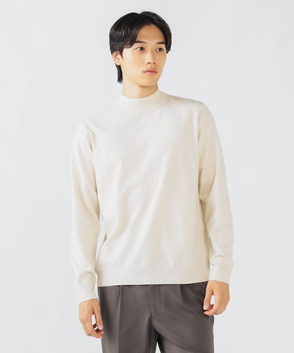 BEAMS HEART（ビームス ハート）モックネック ニット 25AW（トップス