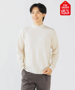 【+15%ポイントUP】モックネック ニット 25FW（S～L）