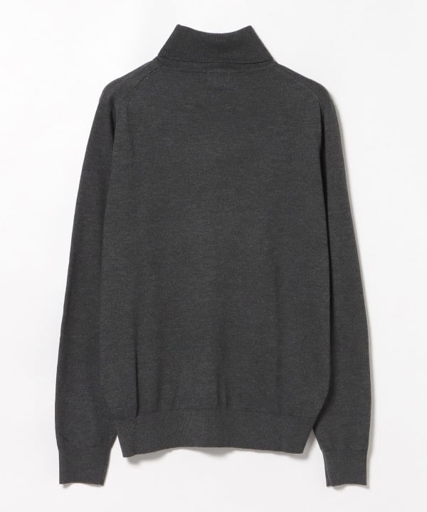 BEAMS HEART（ビームス ハート）14ゲージ シルク混 タートルネック