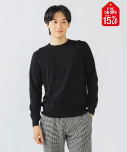 【+15%ポイントUP】ベーシック クルーネックニット 25FW（S～L）