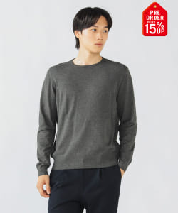 【+15%ポイントUP】ベーシック クルーネックニット 25FW（S～L）