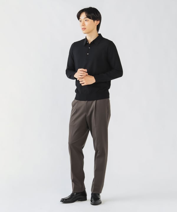 メンズ ロングスリーブ ニットポロ Primeknit メンズ ニットポロ (長袖) | andar JAPAN
