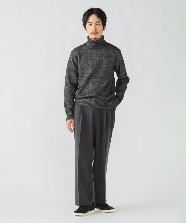 BEAMS HEART（ビームス ハート）メランジ タートルネック ニット