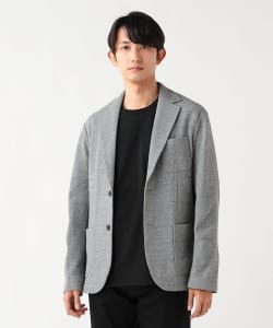 メランジニット ジャケット