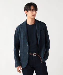 メランジニット ジャケット