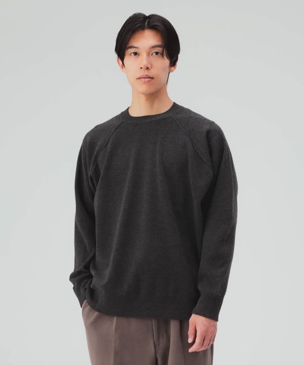リラックス スウェットライク ニット [H:178cm C:87 W:72 H:86 Size:L]