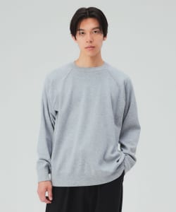 リラックス スウェットライク ニット
