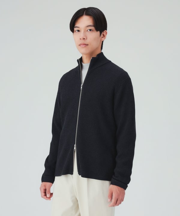 アゼ編み ダブルジップ ドライバーズニット [H:178cm C:87 W:72 H:86 Size:L]