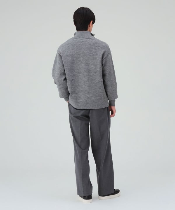 ハーフジップ ニット [H:178cm C:87 W:72 H:86 Size:L]