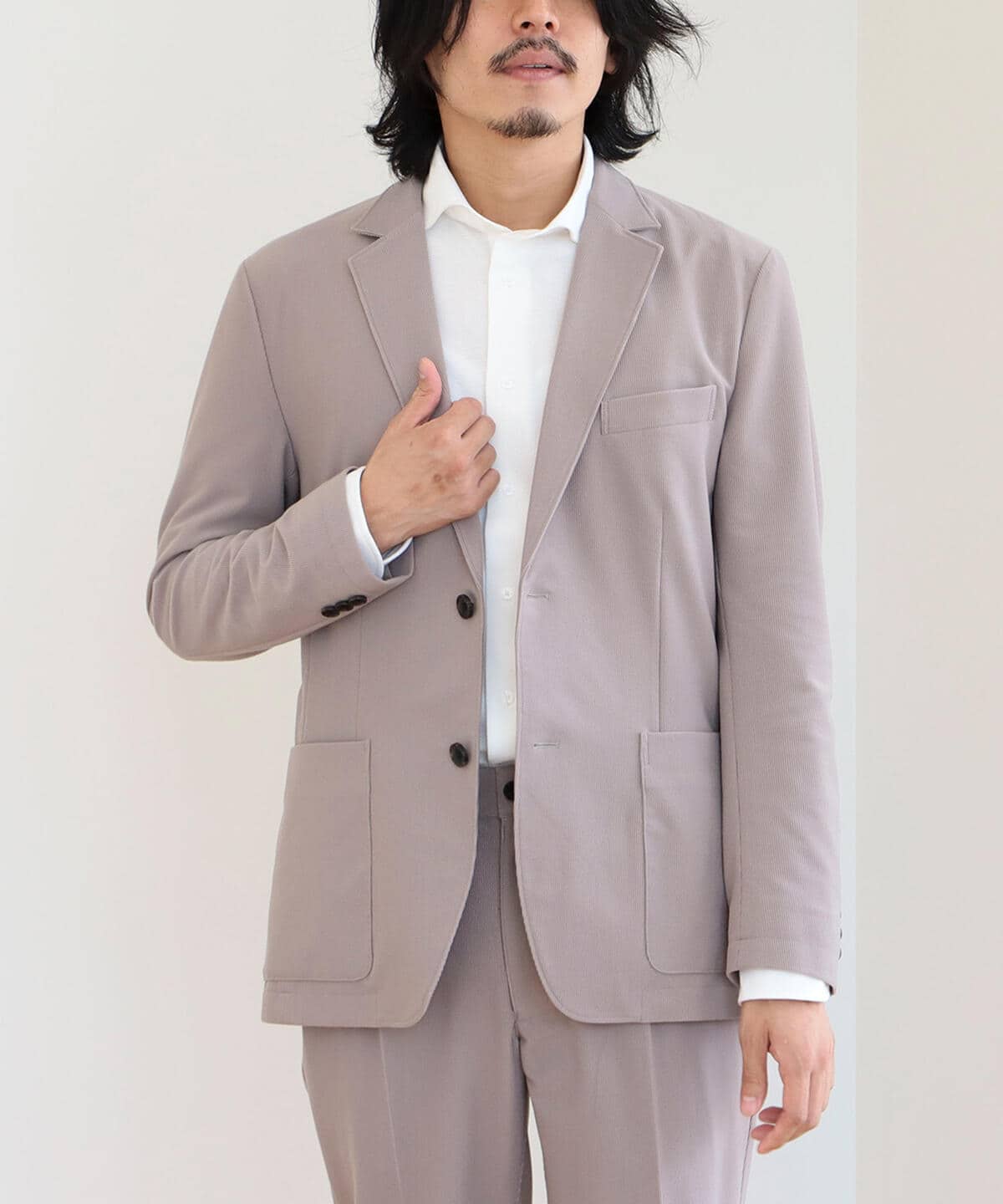 [Outlet] BEAMS HEART / Tech Corduroy 2 Button Tailored Jacket