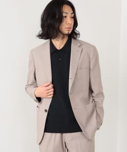 BEAMS HEART / リネンブレンド ストレッチ 3ボタン ジャケット 23SS