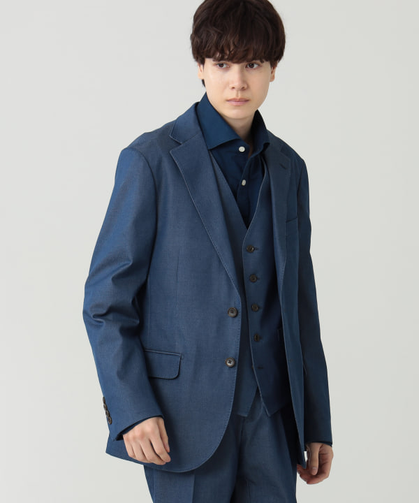 BEAMS HEART（ビームス ハート）【11/7新規値下げ】ストレッチ デニム 2ボタン ジャケット 24FW（S～XL・セットアップ対応）（ジャケット  カジュアルジャケット）通販｜BEAMS