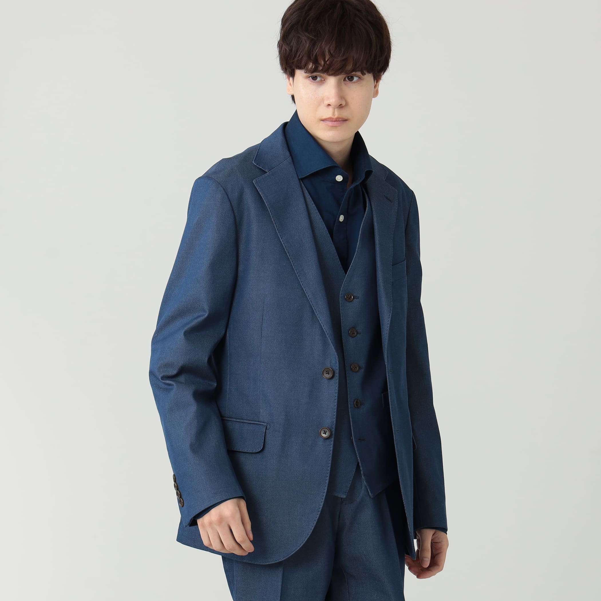 BEAMS HEART（ビームス ハート）ストレッチ デニム 2ボタン ジャケット 24FW（S～XL・セットアップ対応）（ジャケット  カジュアルジャケット）通販｜BEAMS